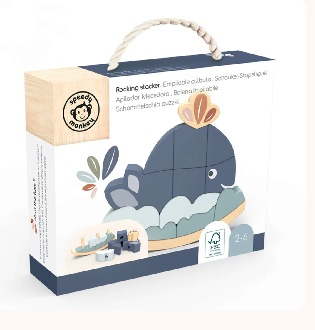 Speedy monkey - Rocking stacker