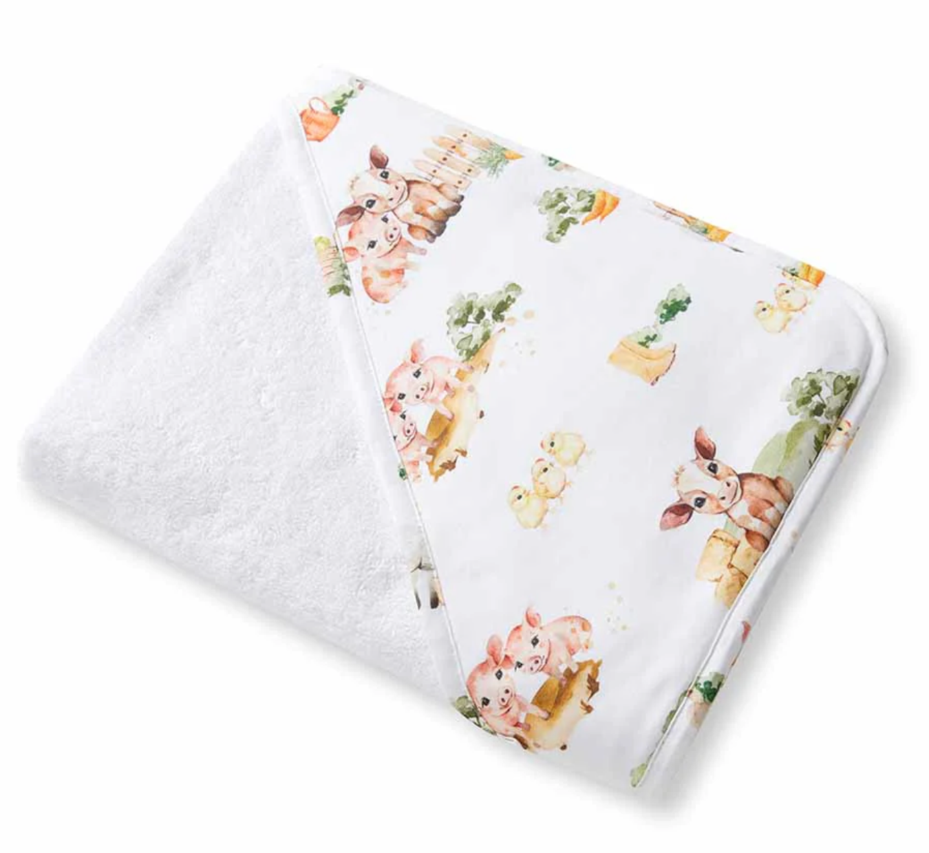 Farm Organic Hooded Baby Towel