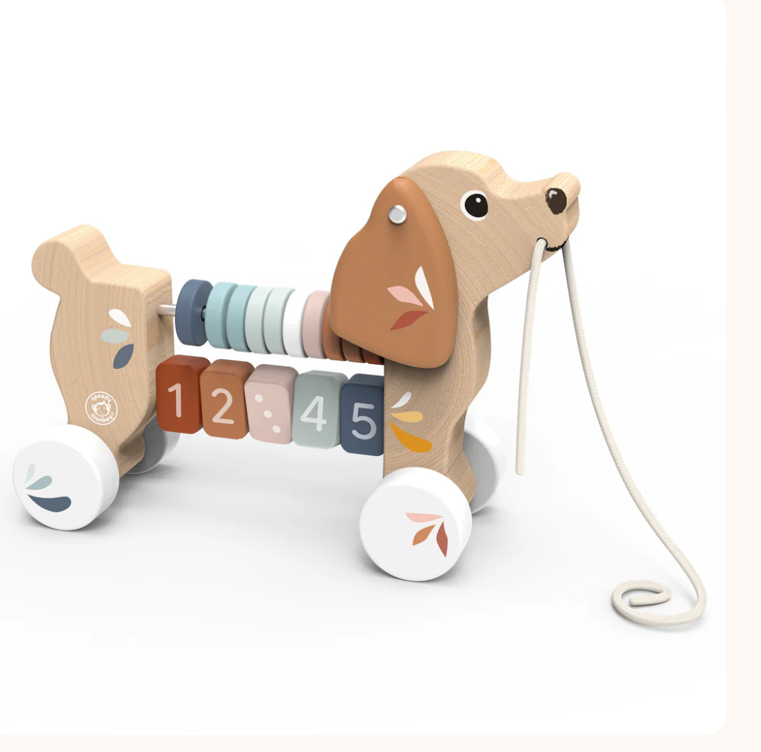 Speedy Monkey- Puppy Pull Along