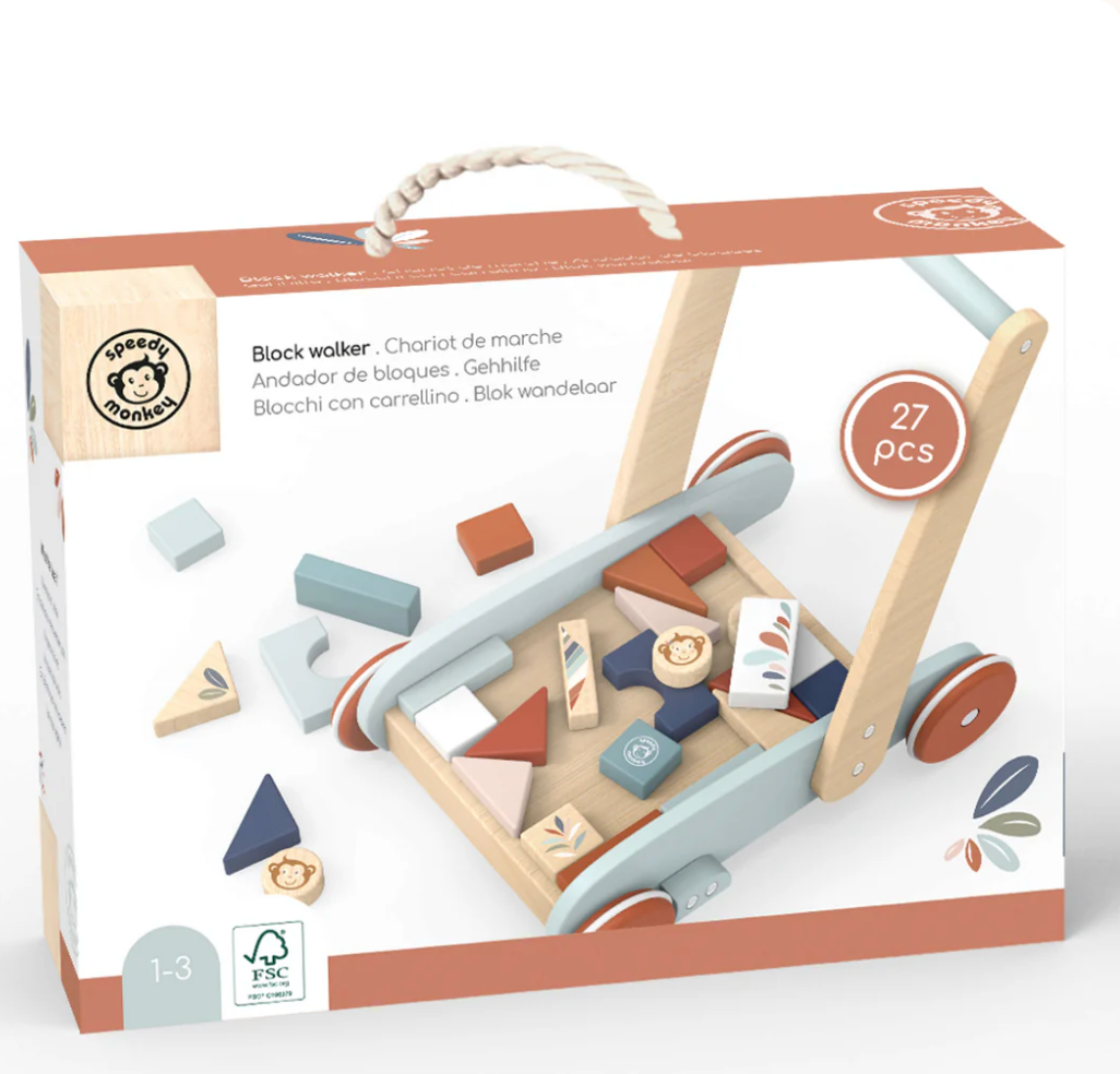 Speedy Monkey Block Walker with 27 blocks