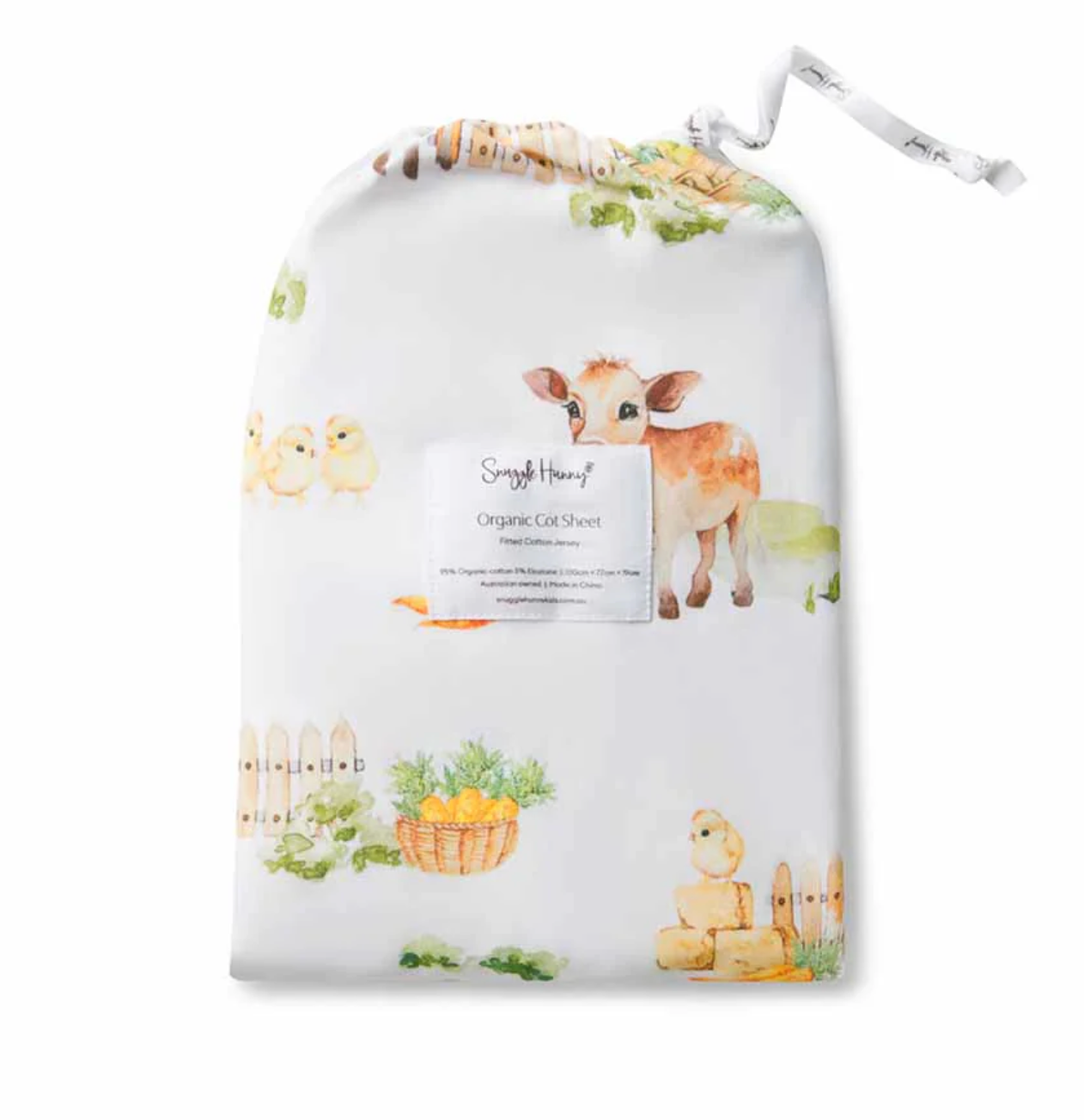 Farm Organic Fitted Cot Sheet