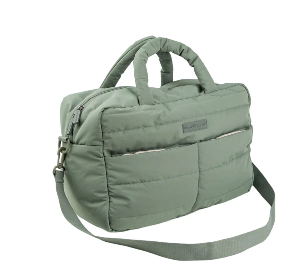 Done by Deer Quilted Changing Bag Green
