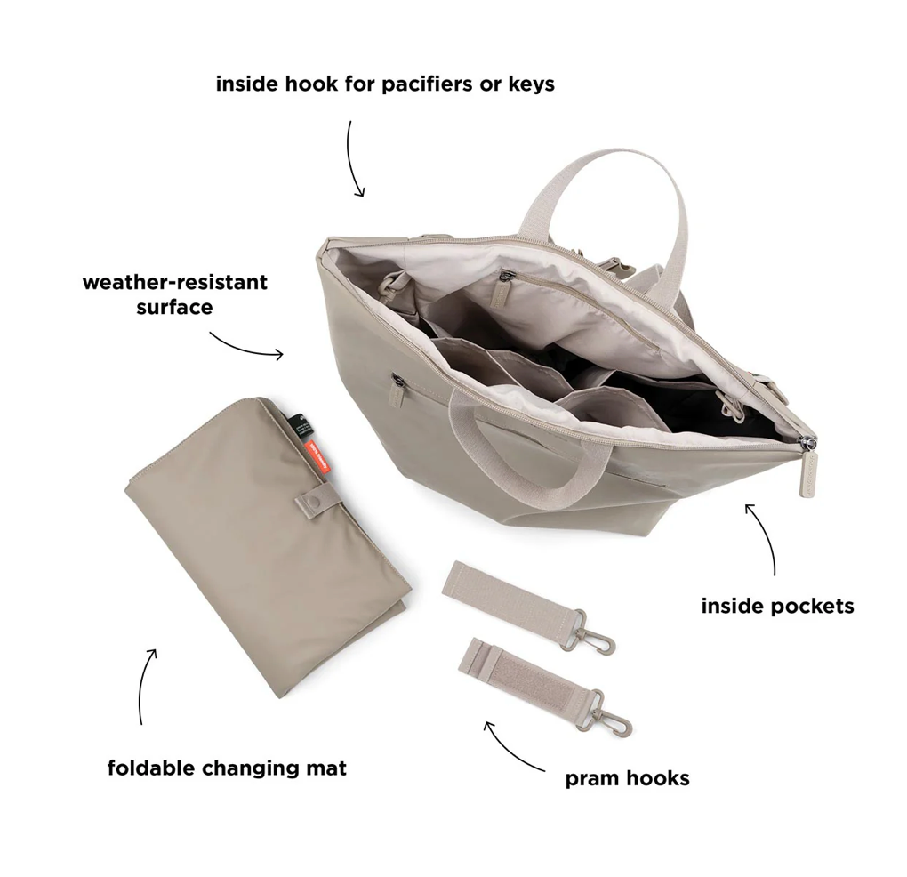 Done by Deer Nappy Bag Backpack Sand