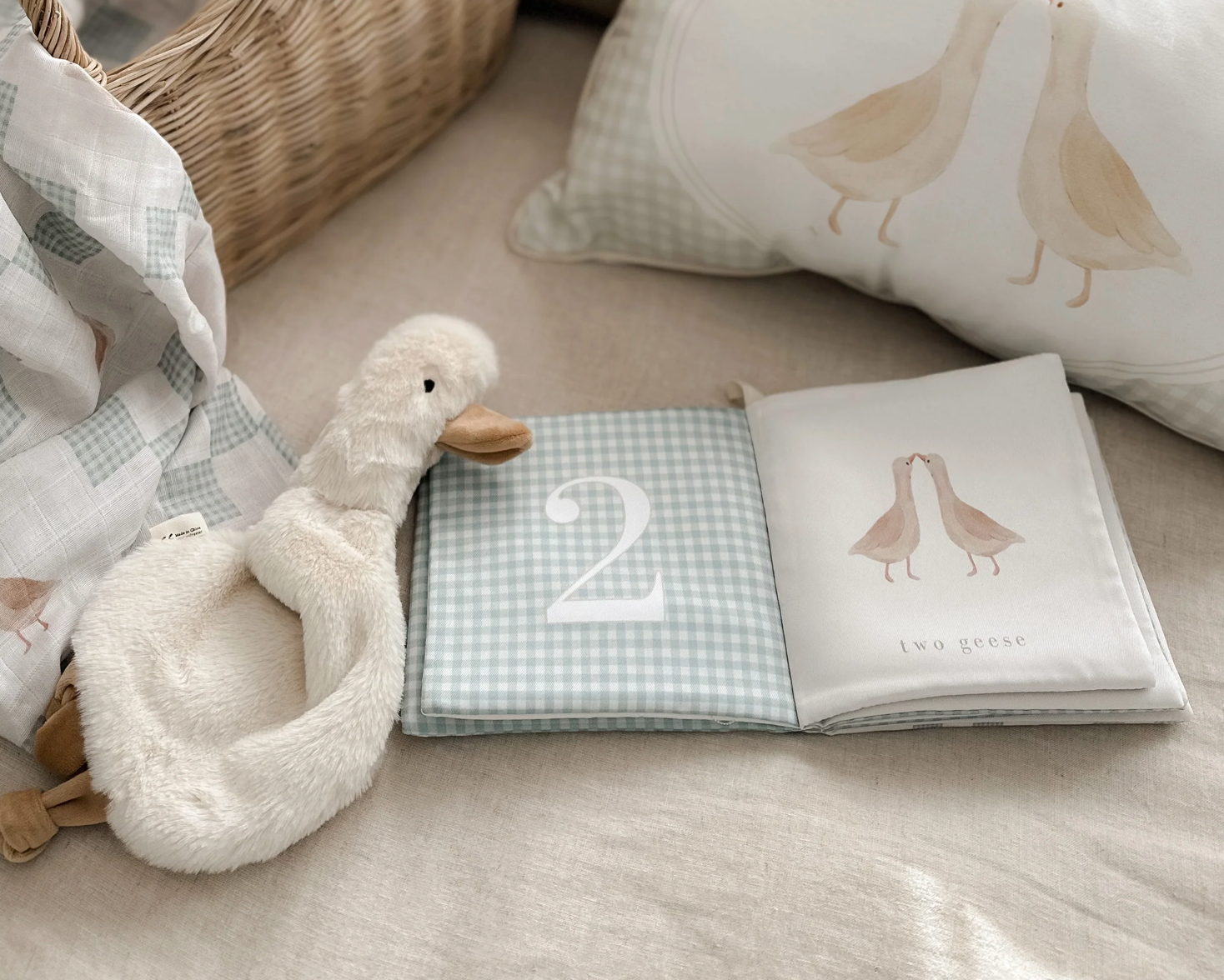 Waddles the Goose Comforter Toy
